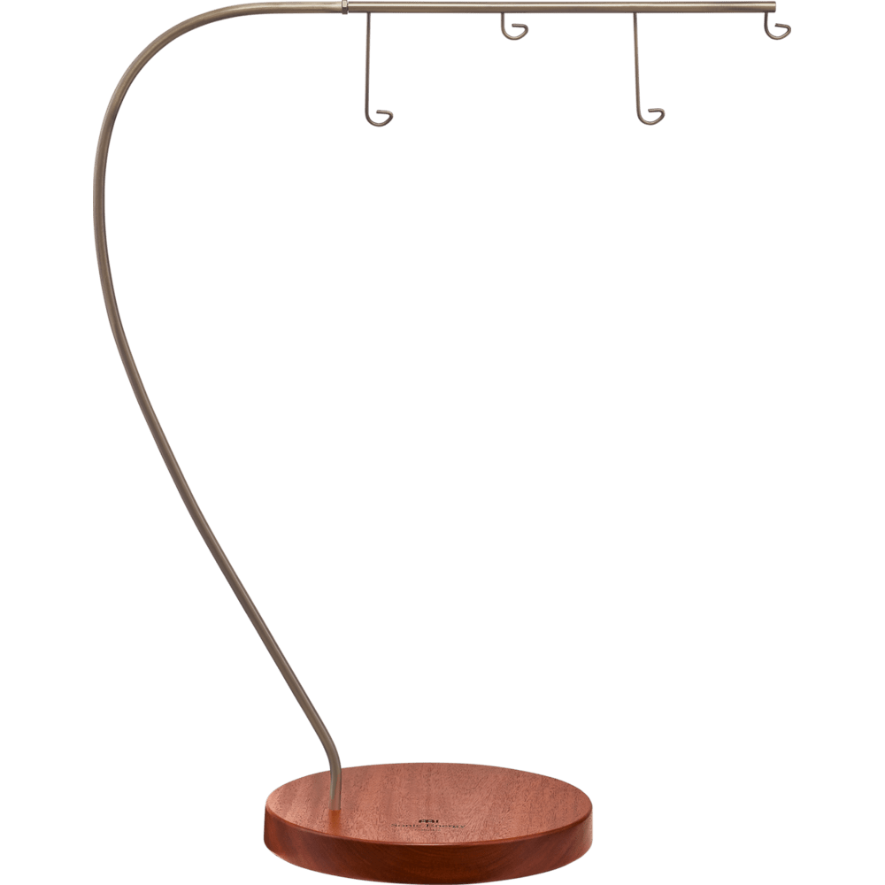 Polished MEINL Sonic Energy Cosmic Bamboo Chime Stand (4 chimes) featuring natural patterning and unique variations - Positive Faith Hope Love