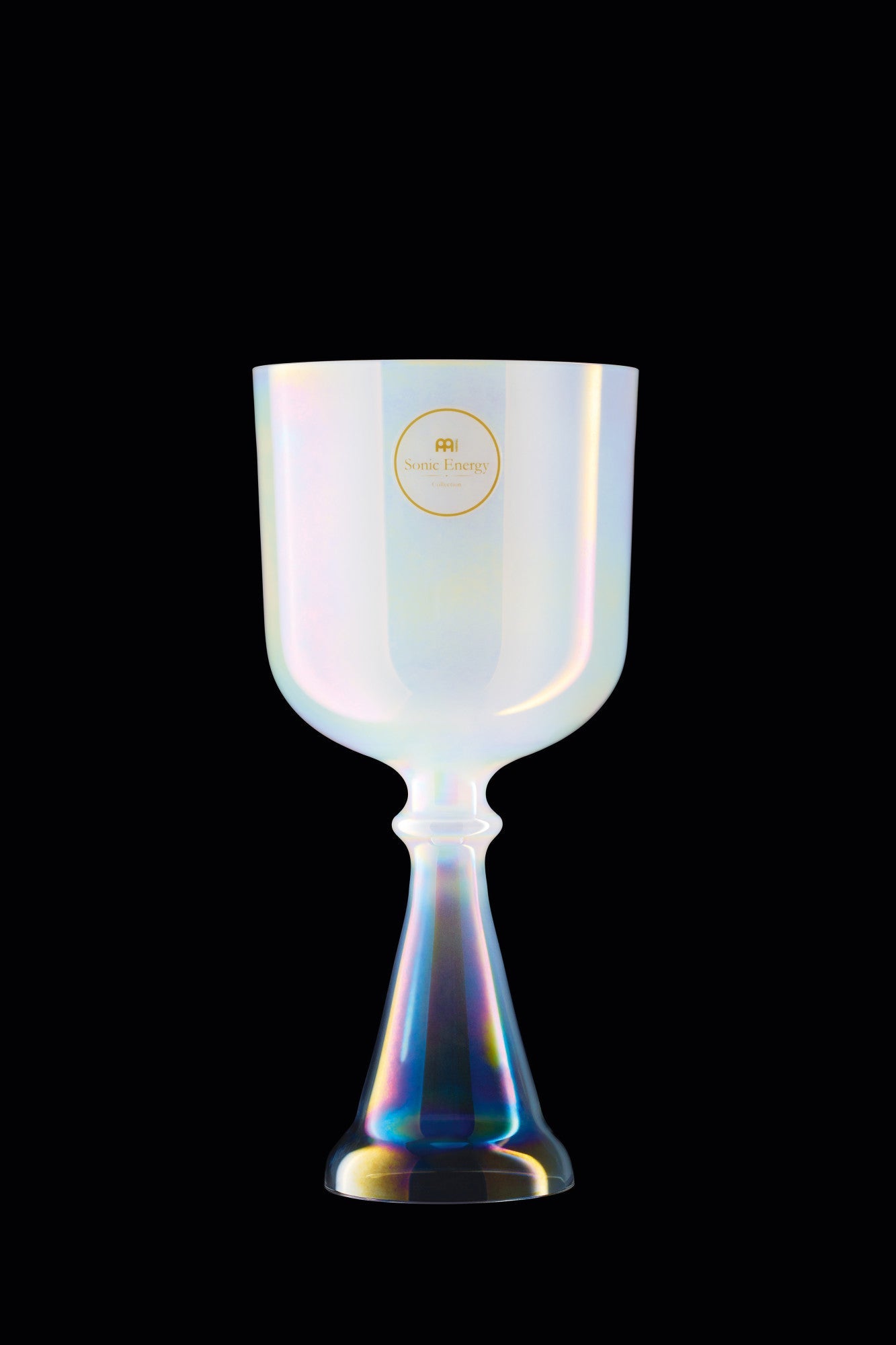 MEINL Sonic Energy Crystal Singing Chalice, 5.5"/14 cm, Note A4, Creamy, Brow Chakra - Positive Faith Hope Love