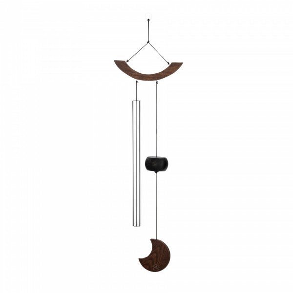 MEINL Sonic Energy Moon Meditation Chime 35"/88 cm - 432 Hz - Curved Suspension/Silver (MMC35S) - Positive Faith Hope Love