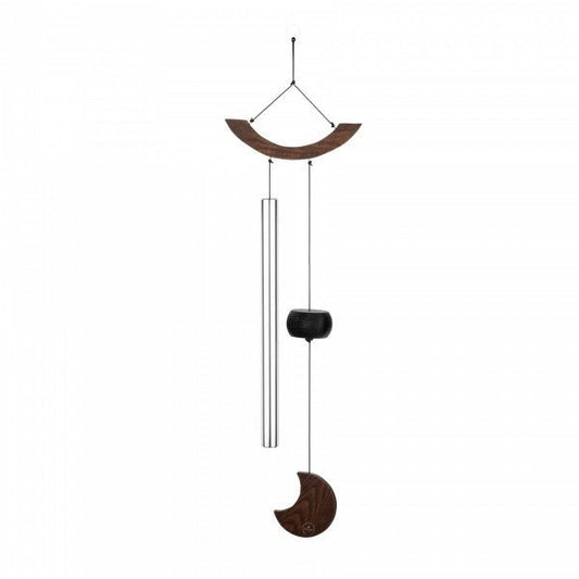 MEINL Sonic Energy Moon Meditation Chime 35"/88 cm - 432 Hz - Curved Suspension/Silver (MMC35S) - Positive Faith Hope Love