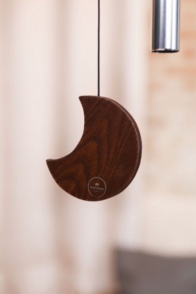 MEINL Sonic Energy Moon Meditation Chime 35"/88 cm - 432 Hz - Curved Suspension/Silver (MMC35S) - Positive Faith Hope Love