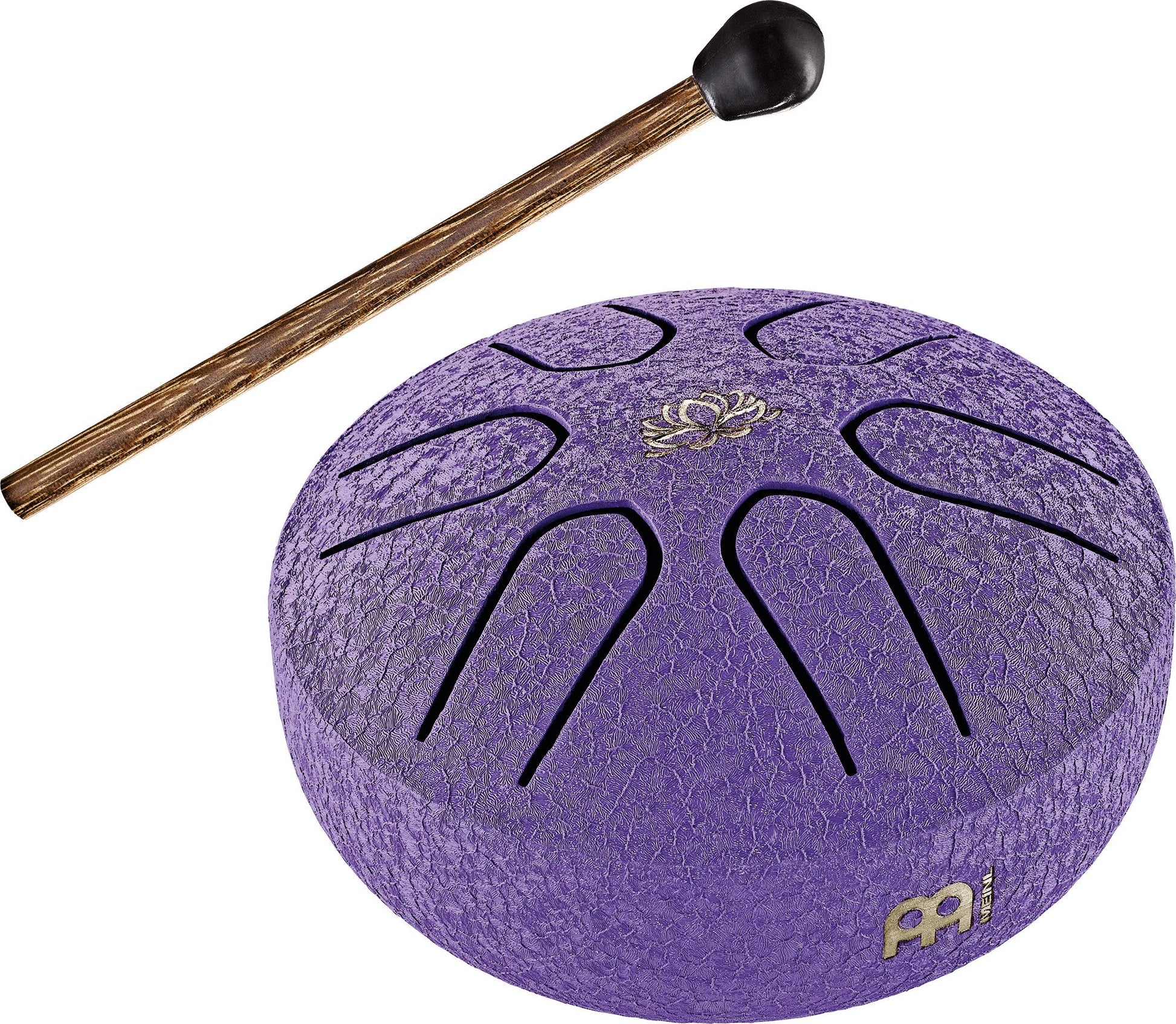 MEINL Sonic Energy Pocket Steel Tongue Drum A Major, 6 Notes - Purple, Lotus Flower / 3"/7,6 cm - Positive Faith Hope Love