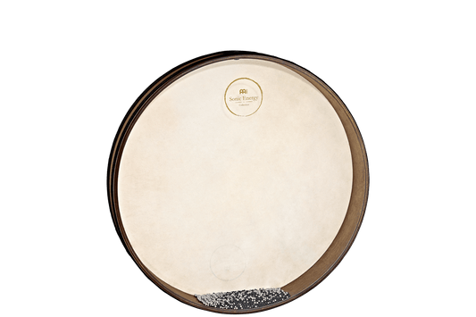 Polished Sonic Energy Location Meinl Sonic Energy Wave Drum 16" - Walnut Brown featuring natural patterning and unique variations - Positive Faith Hope Love