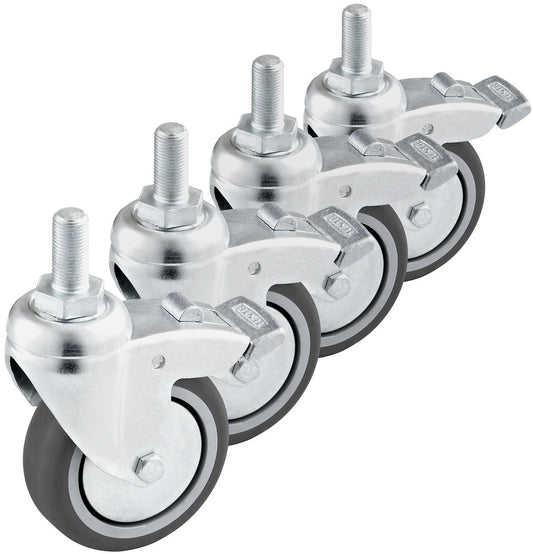 MEINL Wheels for Gong & Tam Tam Stands – Set of 4 - Positive Faith Hope Love