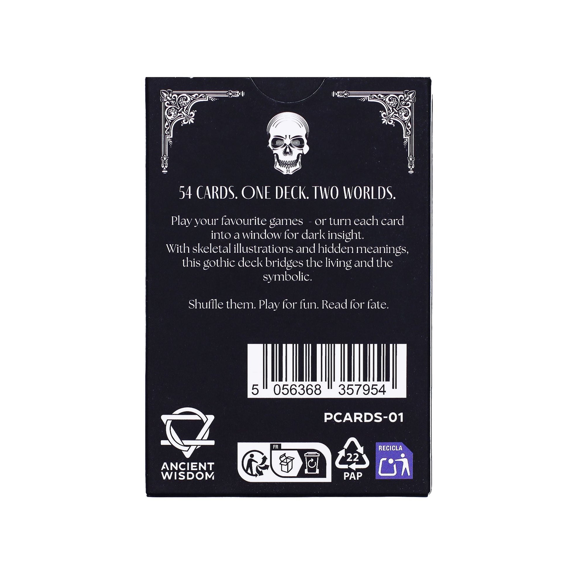 Memento Mori Gothic Playing & Oracle Cards - Positive Faith Hope Love