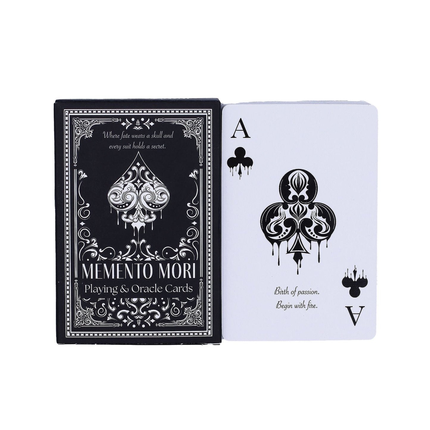 Memento Mori Gothic Playing & Oracle Cards - Positive Faith Hope Love