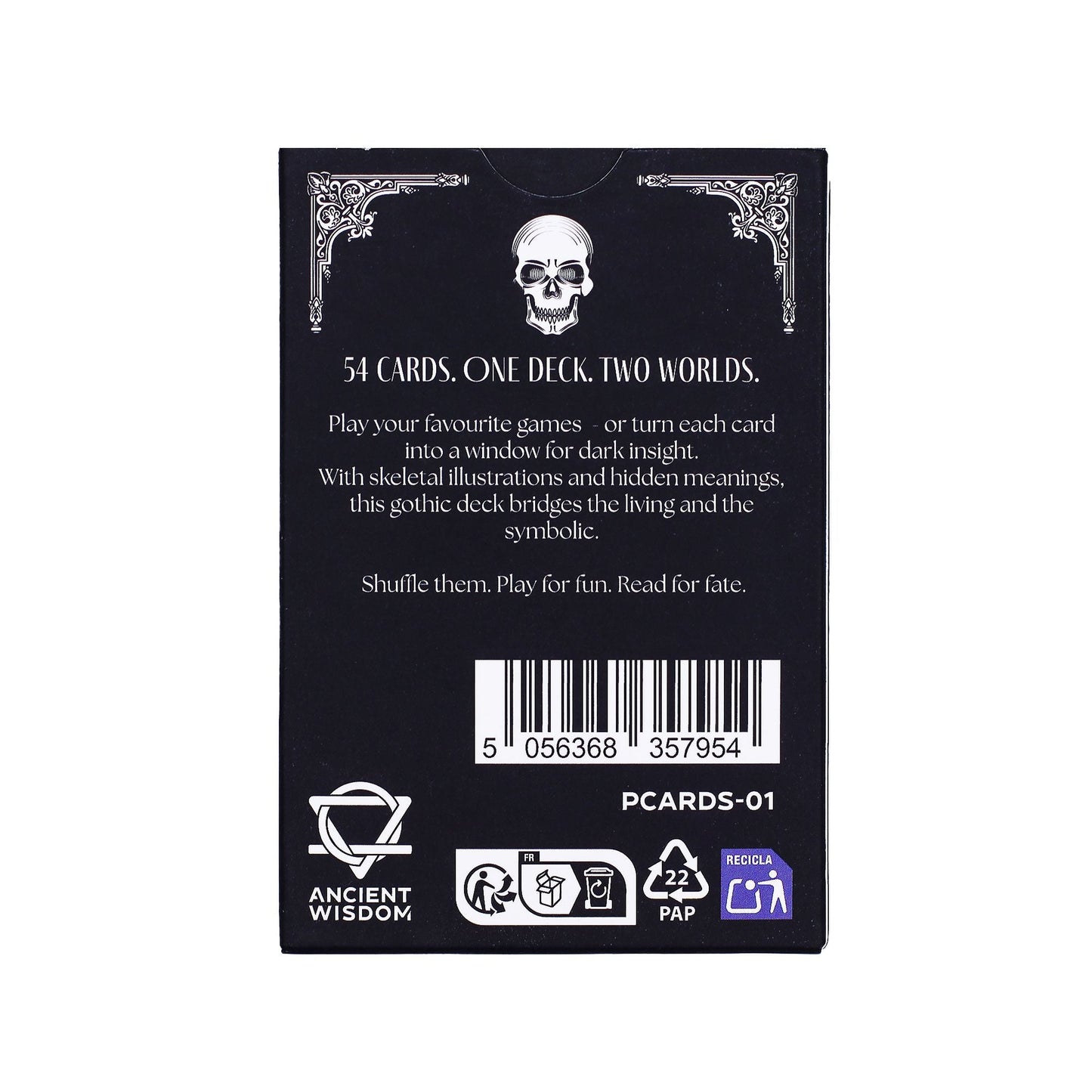 Memento Mori Gothic Playing & Oracle Cards - Positive Faith Hope Love
