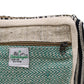 Polished Messenger Bag Hemp Cotton featuring natural patterning and unique variations - Positive Faith Hope Love