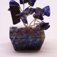 Polished Mini Gemstone Tree On Orgonite Base Sodalite 15 Stones 1 featuring navy-blue tone with white veining - Positive Faith Hope Love