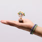 Polished Mini Gemstone Tree On Wood Base Multi Stones 15 Stones 1 featuring natural patterning and unique variations - Positive Faith Hope Love