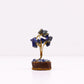 Polished Mini Gemstone Tree On Wood Base - Sodalite (15 stones) featuring navy-blue tone with white veining - Positive Faith Hope Love