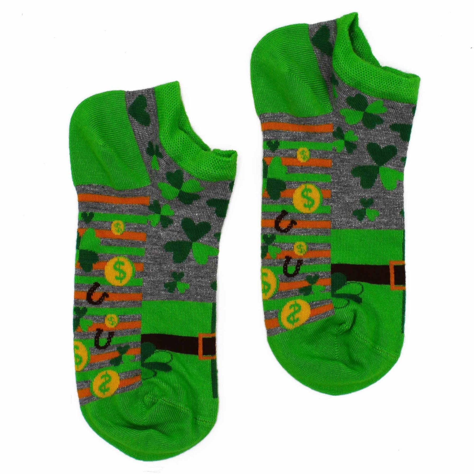 Polished M/L Hop Hare Bamboo Socks Low (7.5-11.5) - Lucky Socks featuring natural patterning and unique variations - Positive Faith Hope Love