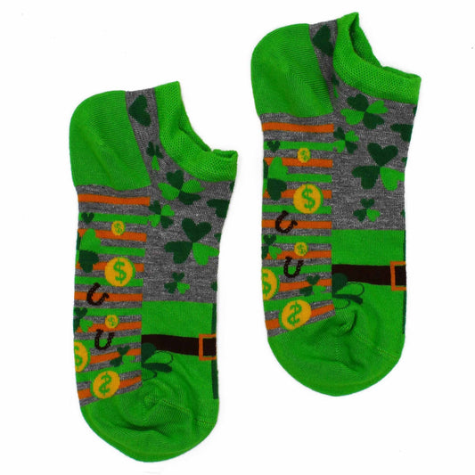 Polished M/L Hop Hare Bamboo Socks Low (7.5-11.5) - Lucky Socks featuring natural patterning and unique variations - Positive Faith Hope Love