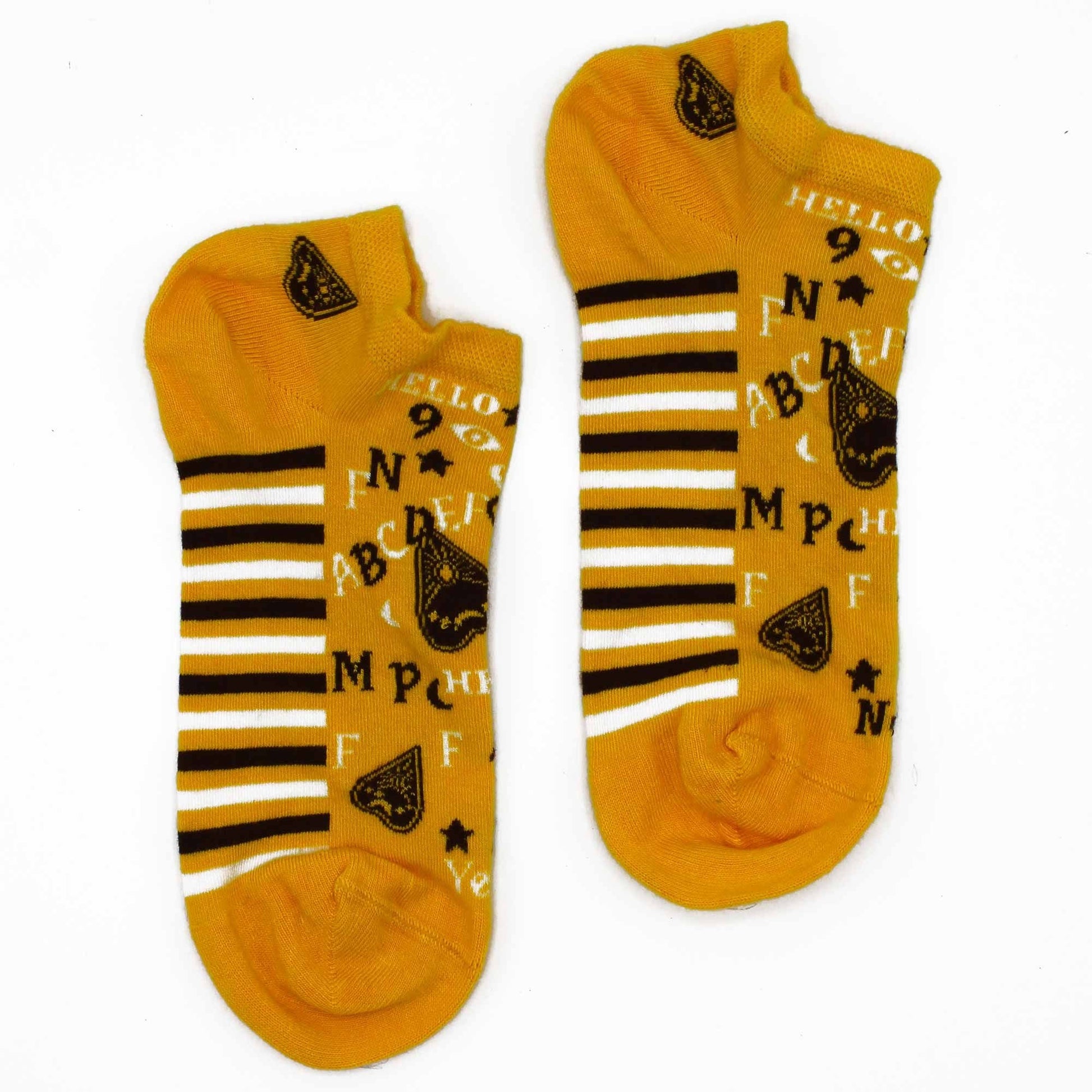 Polished Ml Hop Hare Bamboo Socks Low 75 115 Ouija Board featuring natural patterning and unique variations - Positive Faith Hope Love