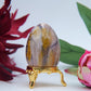 Polished Mookaite Crystal Egg featuring natural patterning and unique variations - Positive Faith Hope Love