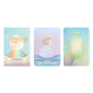 Polished Moonology Messages Oracle Cards featuring natural patterning and unique variations - Positive Faith Hope Love