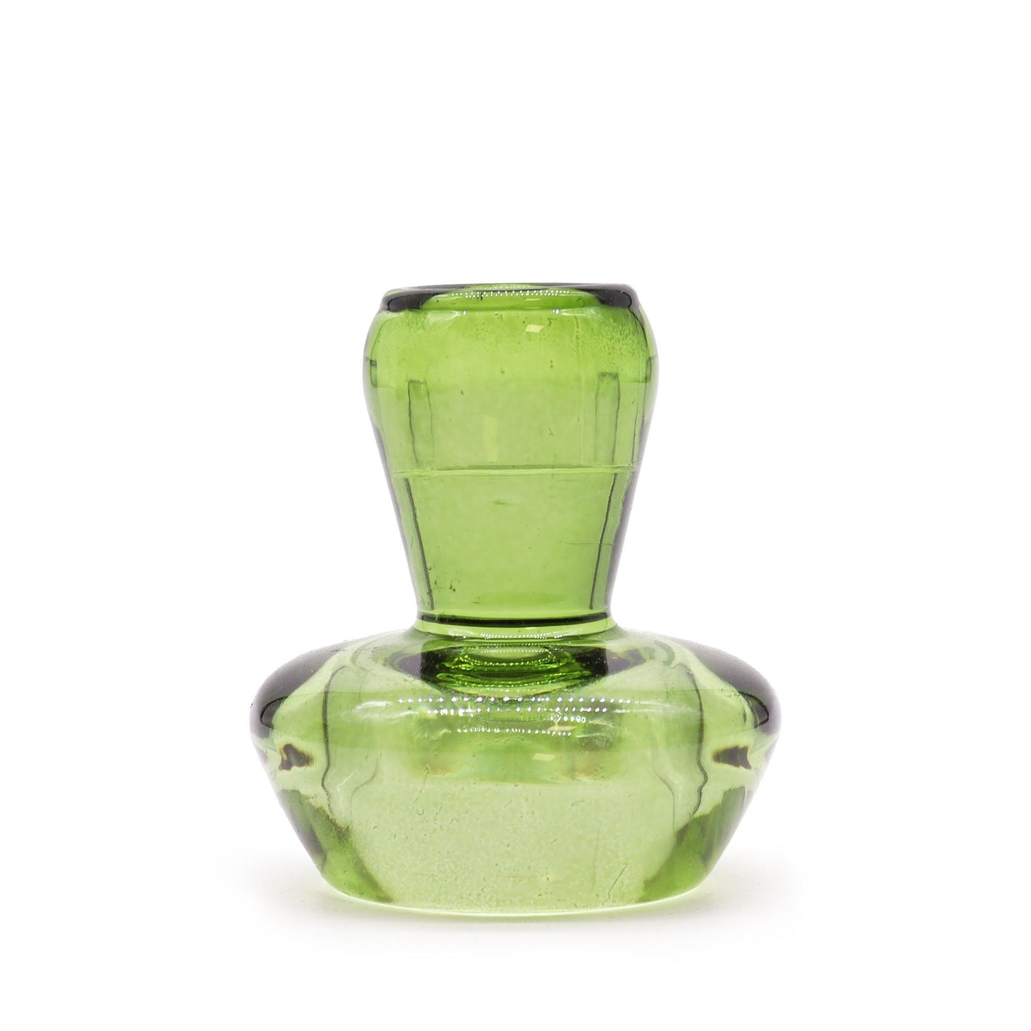 Polished Mushroom Flip Dinner Candle Tealight Holder Garden Jade featuring serene green tone and smooth polish - Positive Faith Hope Love