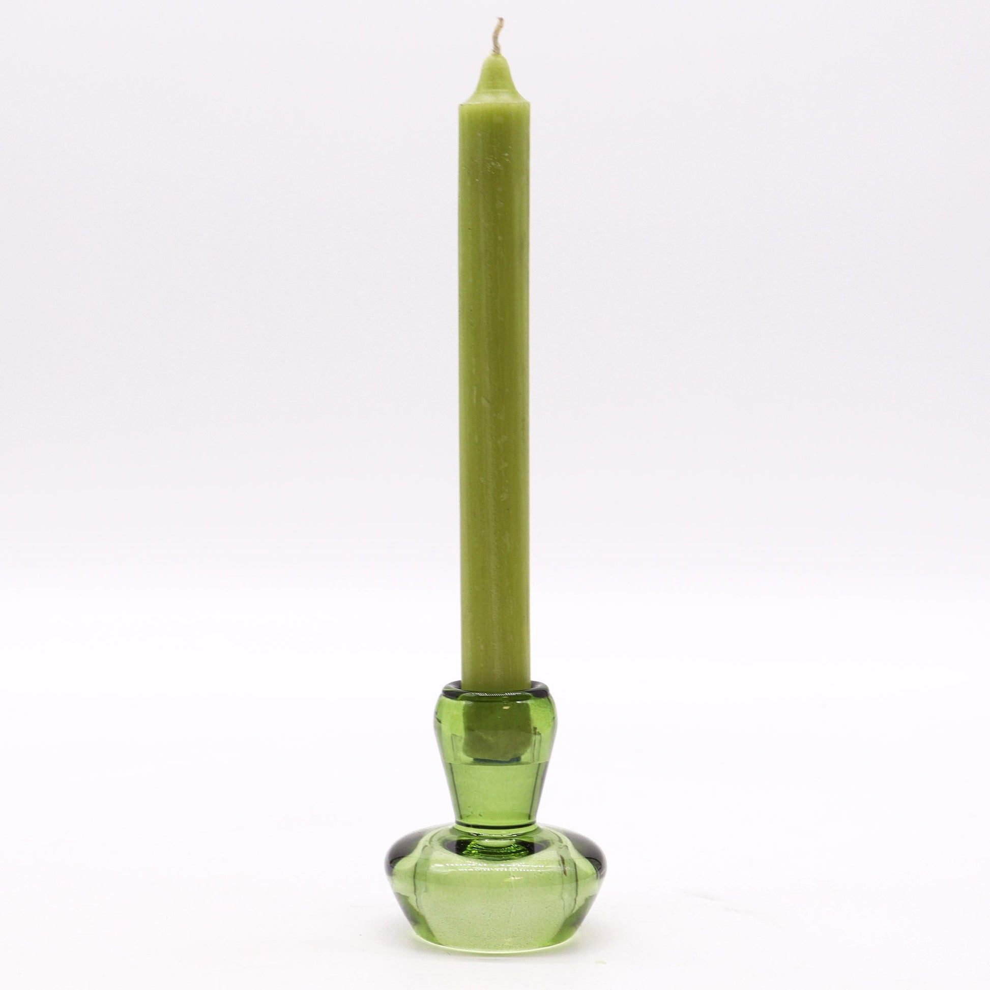 Polished Mushroom Flip Dinner Candle Tealight Holder Garden Jade featuring serene green tone and smooth polish - Positive Faith Hope Love