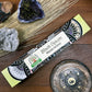 Polished Namaste Mandala Masala Incense Black Opium featuring natural patterning and unique variations - Positive Faith Hope Love