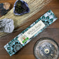 Polished Namaste Mandala Masala Incense White Sage featuring natural patterning and unique variations - Positive Faith Hope Love