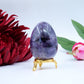Polished Natrural Amethyst Egg 195G 65 X 45Mm featuring rich purple colour and natural clarity - Positive Faith Hope Love