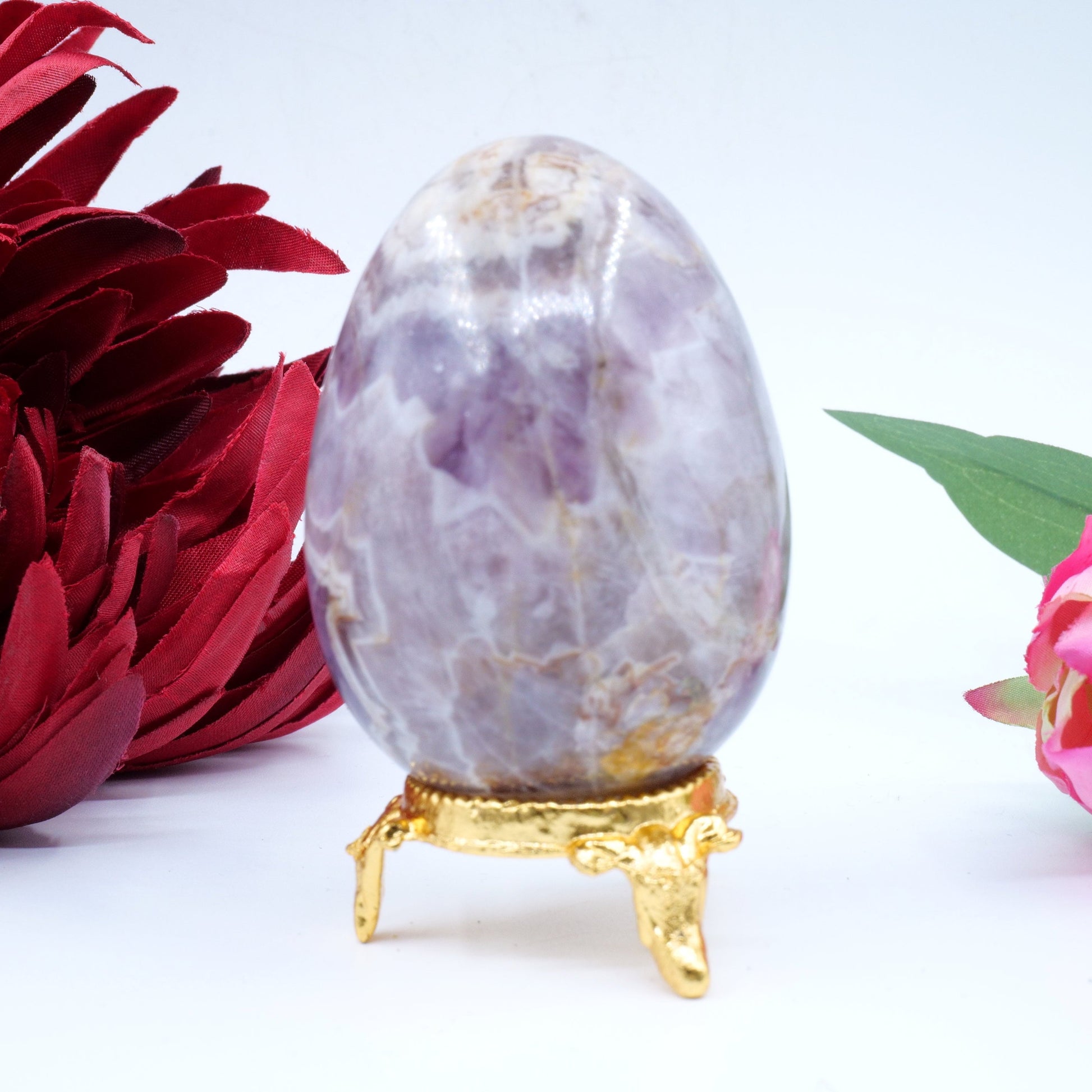 Polished Natural Amethyst 206G 70X50Mm featuring rich purple colour and natural clarity - Positive Faith Hope Love