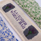 Polished Natural Cotton Wheat Bags Lavender featuring natural patterning and unique variations - Positive Faith Hope Love