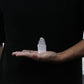 Polished Natural Selenite Tower 5 Cm featuring satin white sheen and fibrous texture - Positive Faith Hope Love