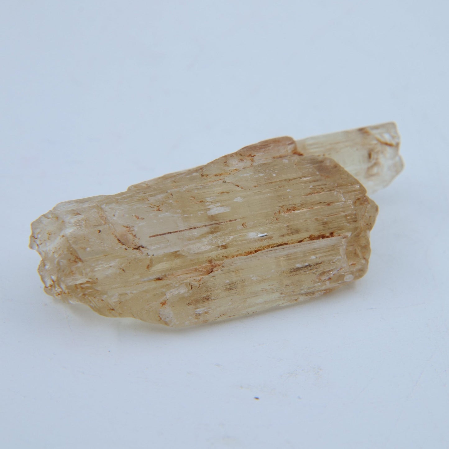 Natural Yellow Kunzite Specimen — 22.75 g - Positive Faith Hope Love