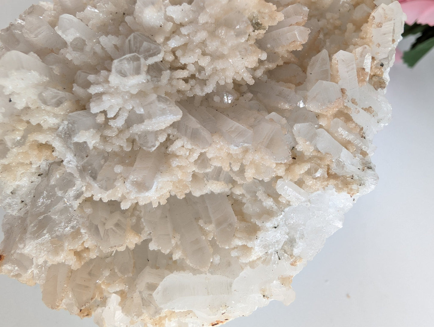 Needle Quartz Specimen - 460g - 90mm - Positive Faith Hope Love