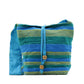 Polished Nepal Sling Bag - Spring Meadows Green & Blue featuring natural patterning and unique variations - Positive Faith Hope Love