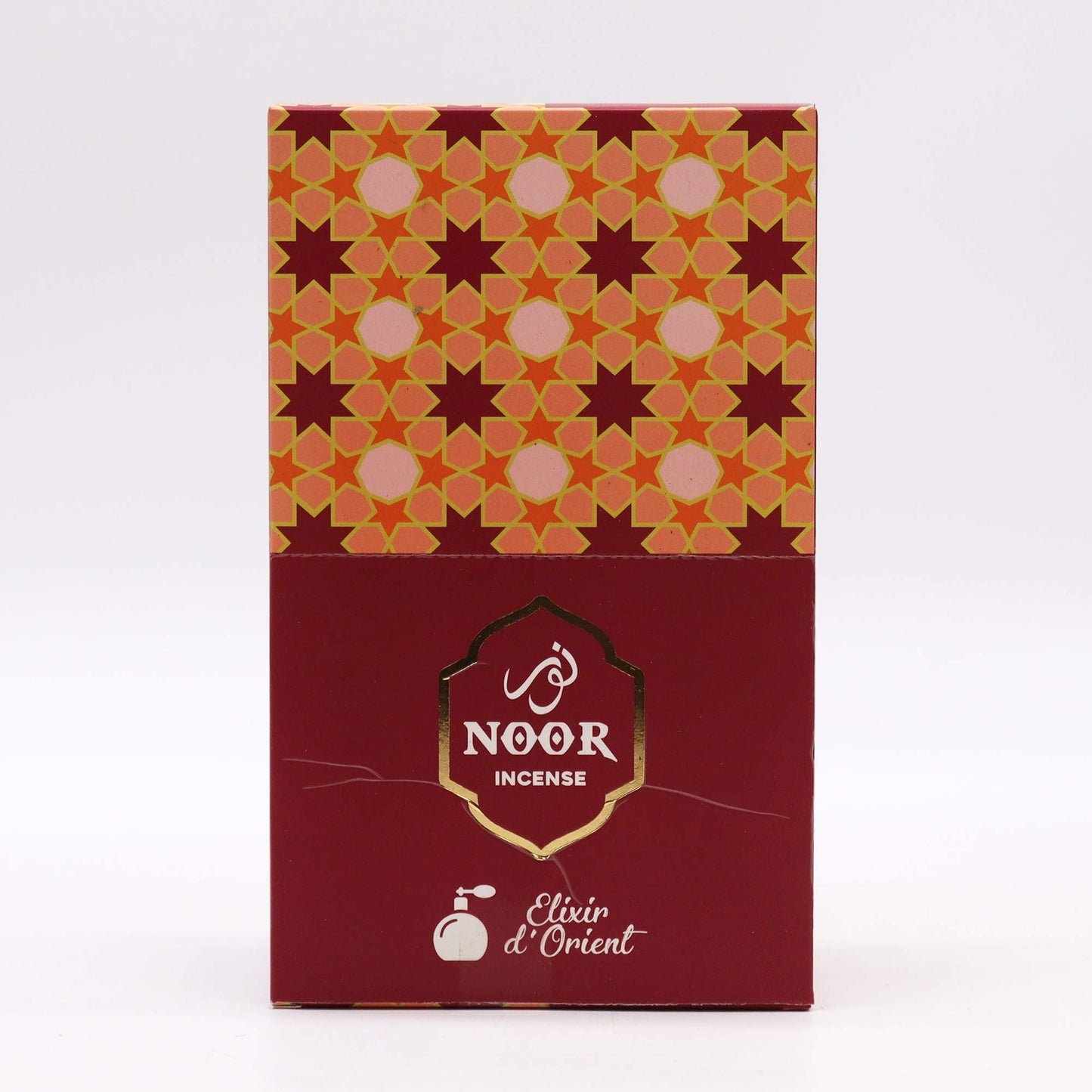 Polished Noor Oud Incense Ruby featuring natural patterning and unique variations - Positive Faith Hope Love
