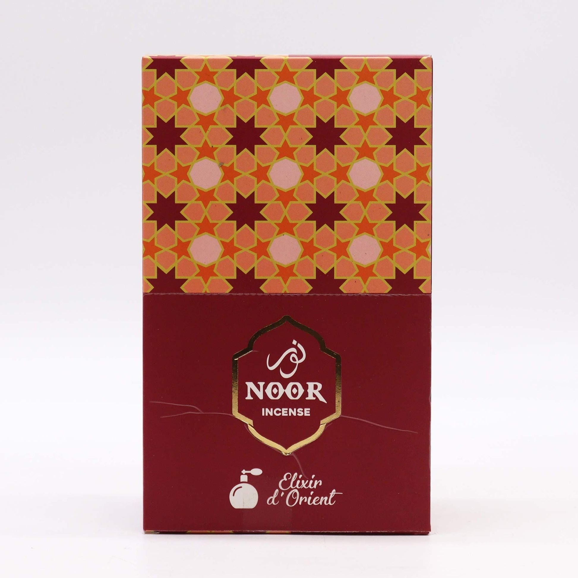 Polished Noor Oud Incense Ruby featuring natural patterning and unique variations - Positive Faith Hope Love