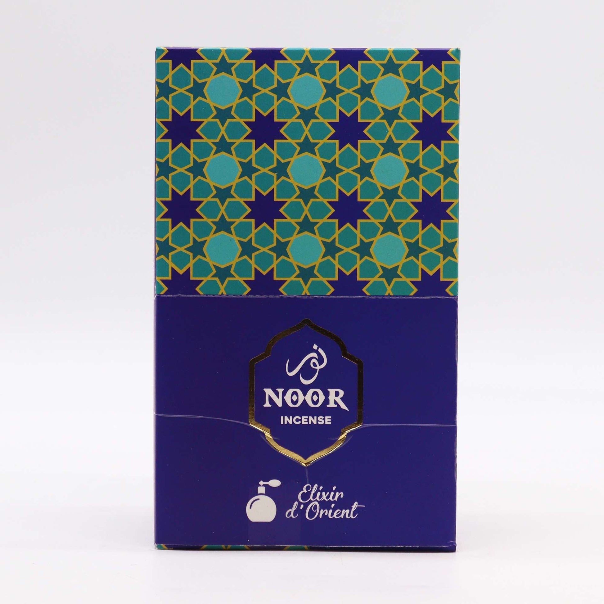 Polished Noor Oud Incense Topaz featuring natural patterning and unique variations - Positive Faith Hope Love