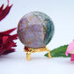 Ocean Jasper Sphere – 51 mm / 180 g - Positive Faith Hope Love