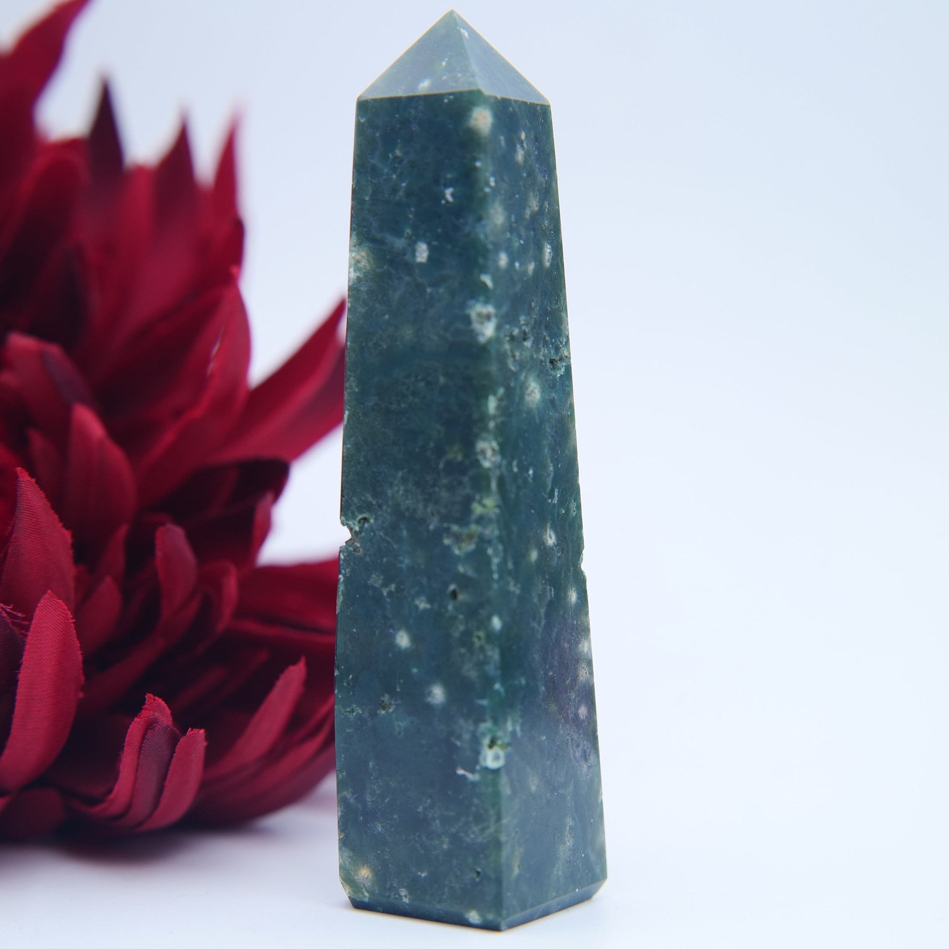 Ocean Jasper Tower — 10cm - Positive Faith Hope Love