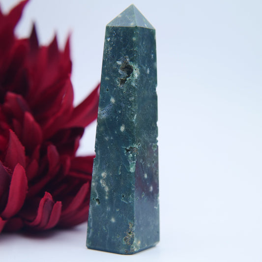 Ocean Jasper Tower — 10cm - Positive Faith Hope Love