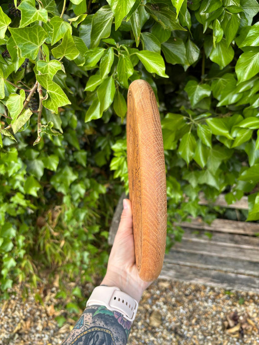 Polished Ogham Tree Calendar featuring natural patterning and unique variations - Positive Faith Hope Love