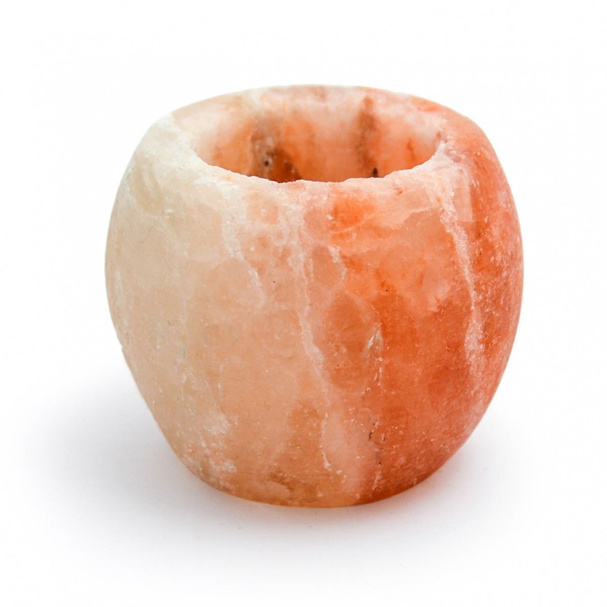 Polished Oil Burner Round Shape featuring natural patterning and unique variations - Positive Faith Hope Love