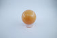 Orange Calcite Sphere 289 grams - Positive Faith Hope Love