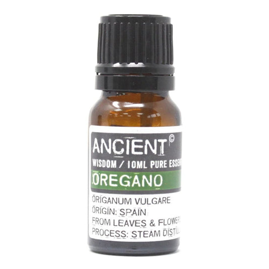 Polished Oregano Essential Oil 10ml featuring natural patterning and unique variations - Positive Faith Hope Love