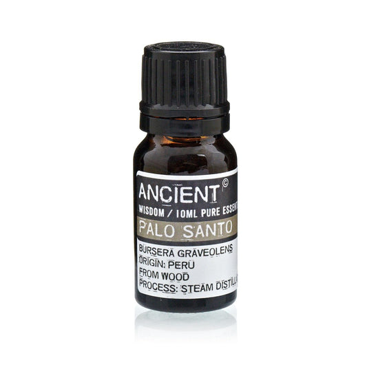 Polished Palo Santo Essential Oil 10ml featuring natural patterning and unique variations - Positive Faith Hope Love
