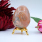 Peach Moonstone Egg — 211g (65×50mm) - Positive Faith Hope Love