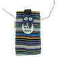Polished Phone Holder Bag Stripes Multi And White Owl Decor featuring natural patterning and unique variations - Positive Faith Hope Love