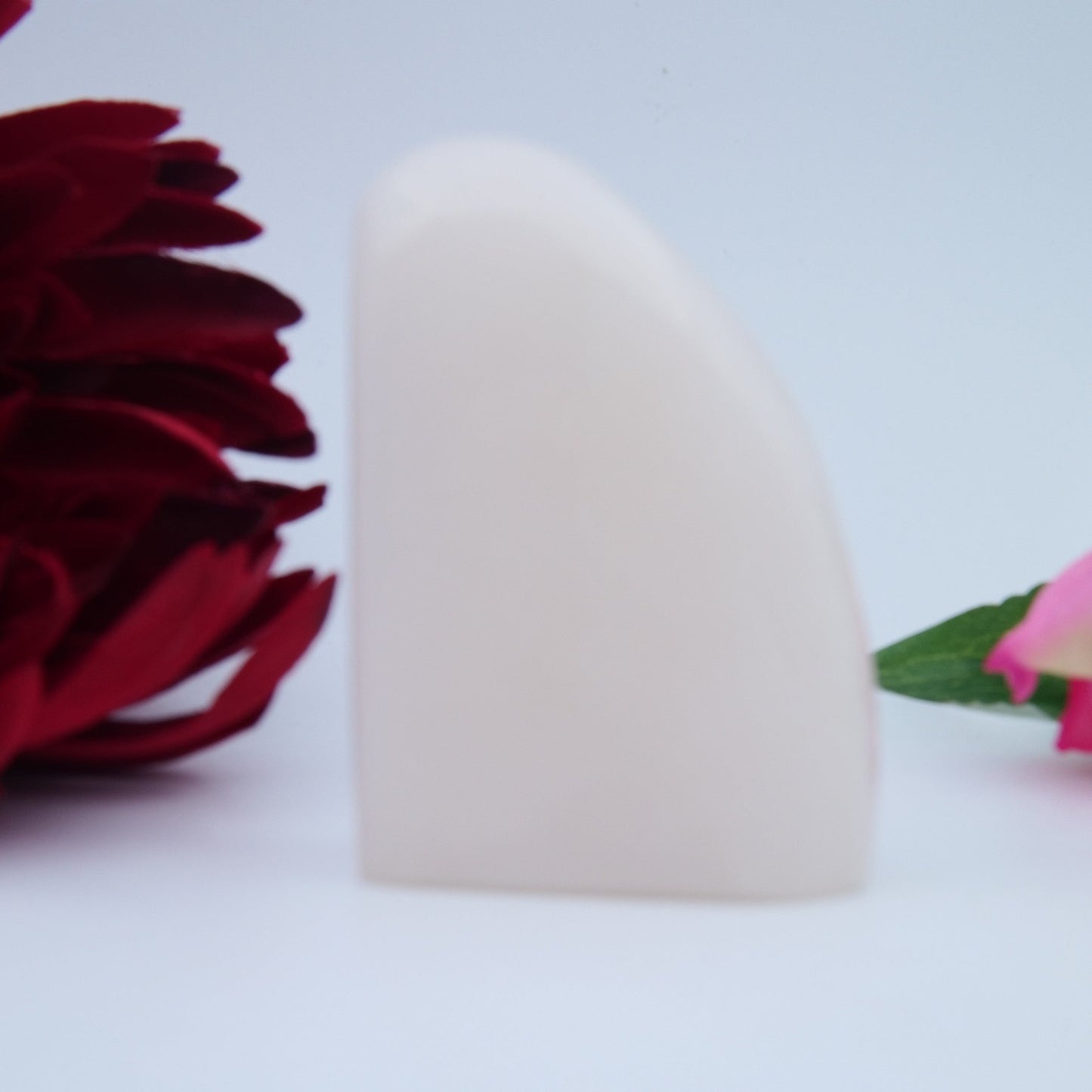 Pink Mangano Calcite Freeform — 184 g - Positive Faith Hope Love