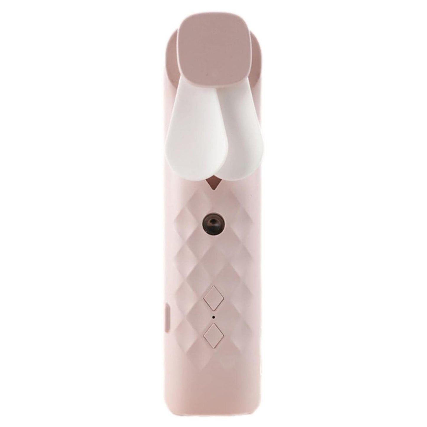 Polished Pink Nano Mist Face Fan Spray Usb Chargable featuring natural patterning and unique variations - Positive Faith Hope Love