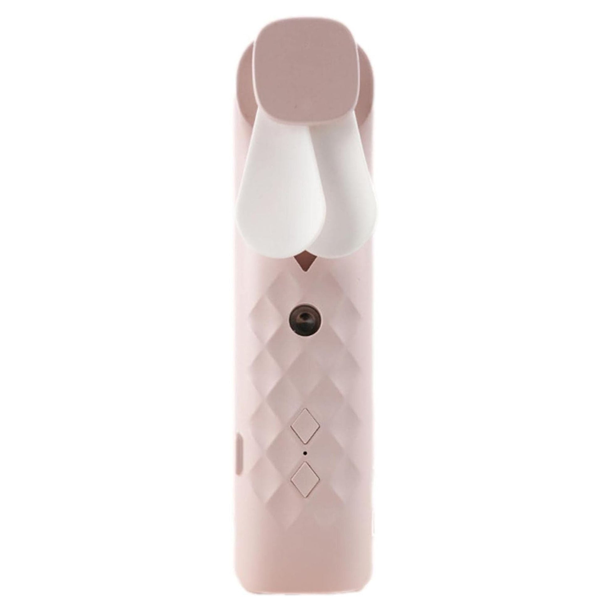 Polished Pink Nano Mist Face Fan Spray Usb Chargable featuring natural patterning and unique variations - Positive Faith Hope Love