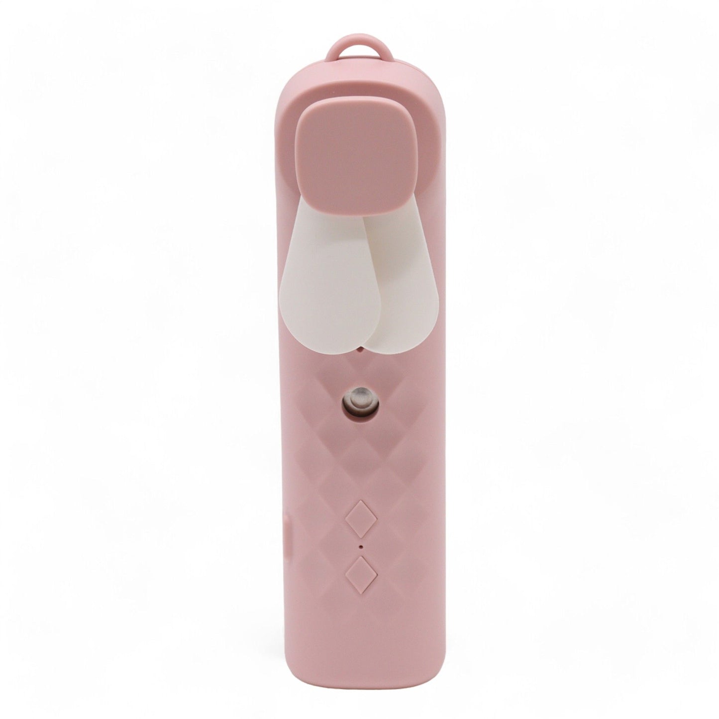 Polished Pink Nano Mist Face Fan & Spray - USB chargable featuring natural patterning and unique variations - Positive Faith Hope Love