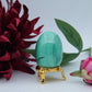 Polished Polished Banded Malachite Egg 135G featuring banded green patterning and silky polish - Positive Faith Hope Love