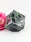 Polished Stromalite/Kambaba Jasper Cube (711g) - Positive Faith Hope Love